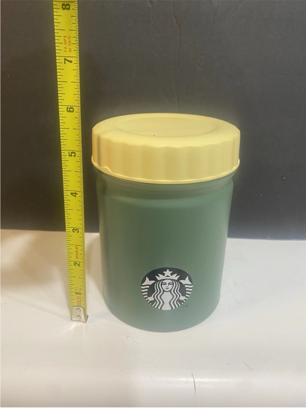 Rare Japanese Starbucks Sage Green Stainless Steel Insulated Food Jar Thermos - Picture 5 of 7